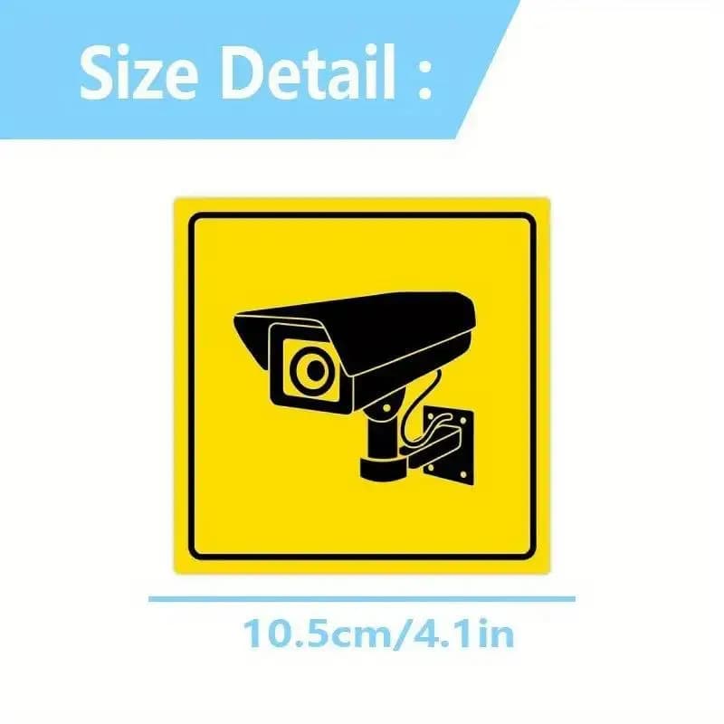 1 plaque murale décorative en PVC rétro pour surveillance vidéo, idéale pour garage, restaurant, caf