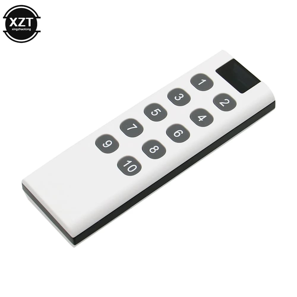 Transmetteur de télécommande numérique sans fil, Code d'apprentissage 433MHz, pour 3/4/6/8/10 canaux