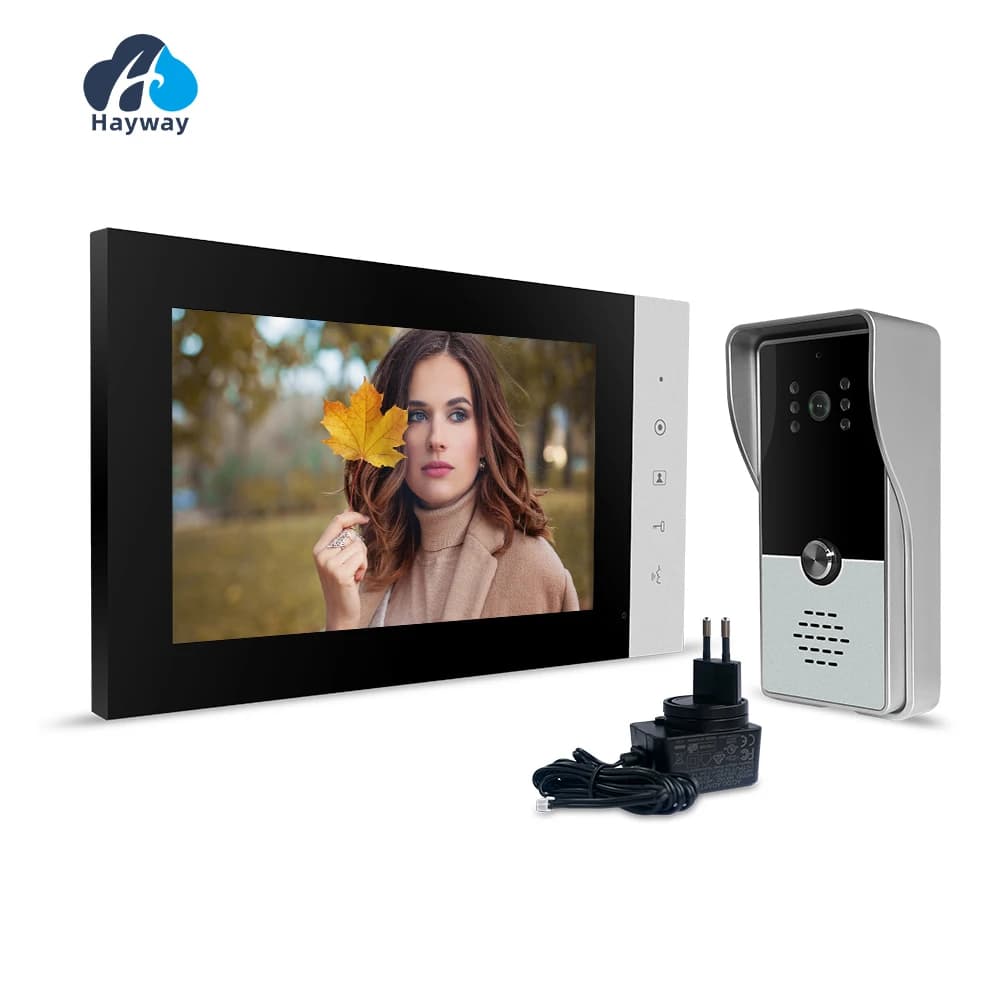 Interphone vidéo 1200TVL, système d'interphone visuel pour villa à 4 fils, déverrouillage des appels