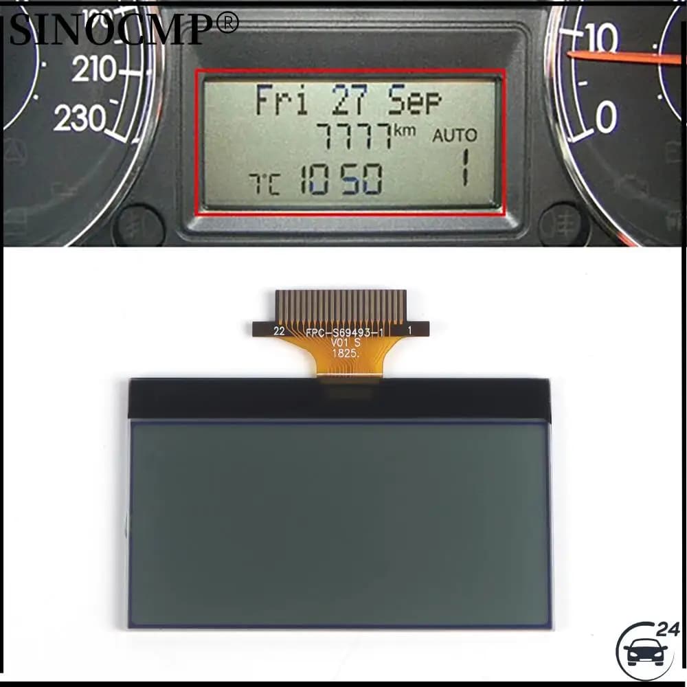 Écran LCD 51822828 51828263 503003011600 pour Citroën Nemo Fiat Grande Punto Fiorino Doblò Linea Str