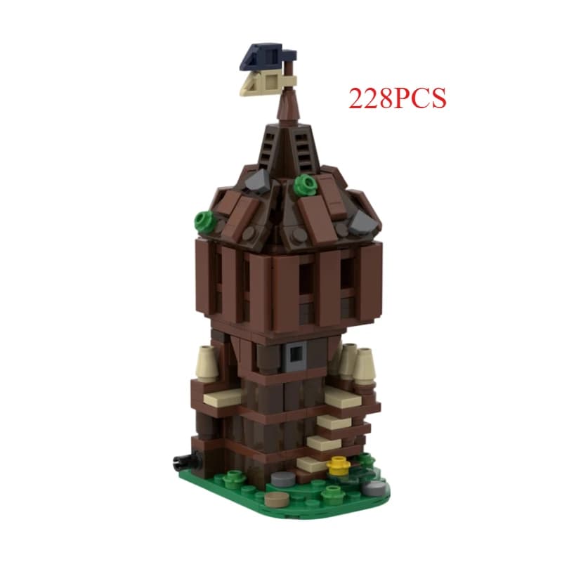 Blocs de construction MOC Château Médiéval : Pièces d'extension complémentaires pour Diorama de Bure