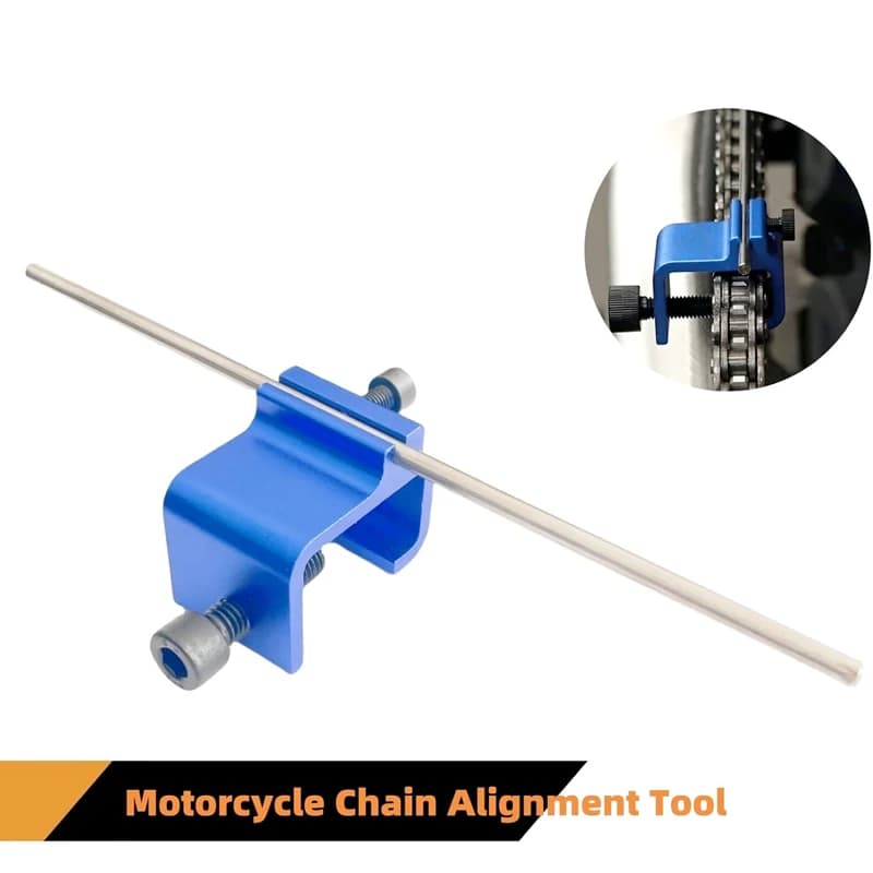 Outil d'alignement de chaîne de moto adapté aux motos, Scooters, Sport, Dirt Bike, ATV, pièces de ré
