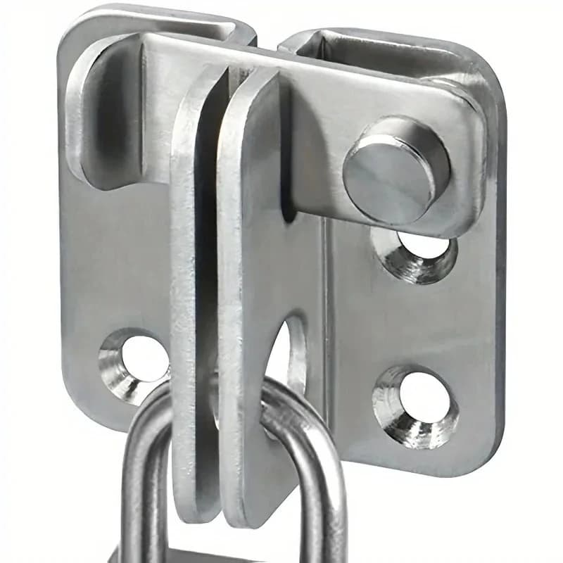Loquet à bascule pour porte, boulon coulissant, loquet de sécurité pour armoire de grange, Cage pour