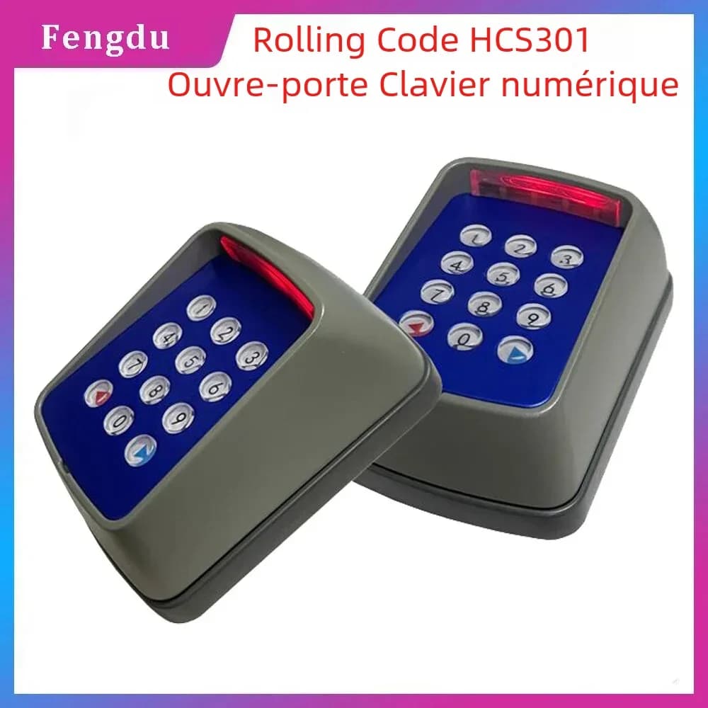 Serrures intelligentes pour portes, système de contrôle d'accès de porte, clavier à Code roulant 433