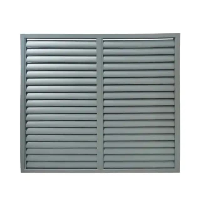 Panneau de clôture en aluminium noir moderne pour jardin familial