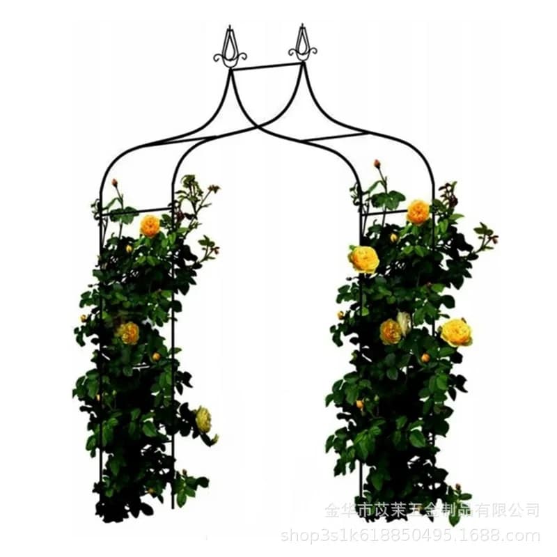 Plante de jardin de mariage, arc de roses grimpantes, Support de fleurs, Support de vigne, treillis