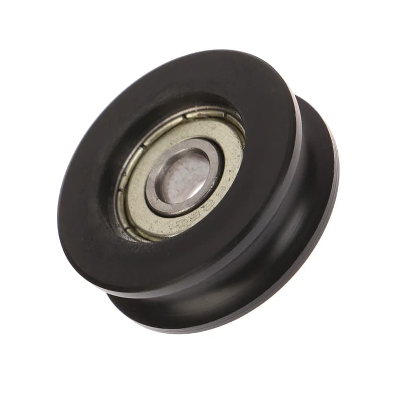 Roue à poulie en forme de U pour une glisse efficace des portes et fenêtres - Fabriquée en acier à r