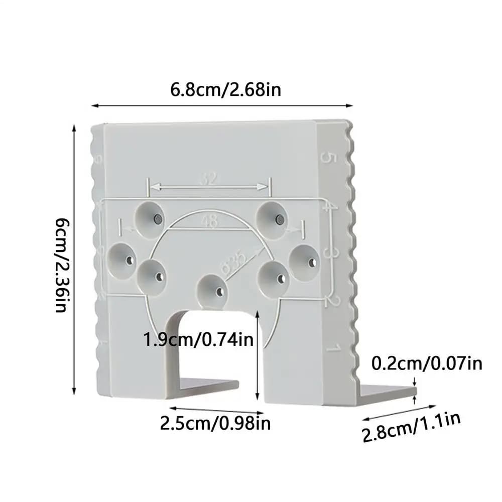Gabarit d'installation de charnières de porte pour charpentier, pour la pose de loquets de porte, id