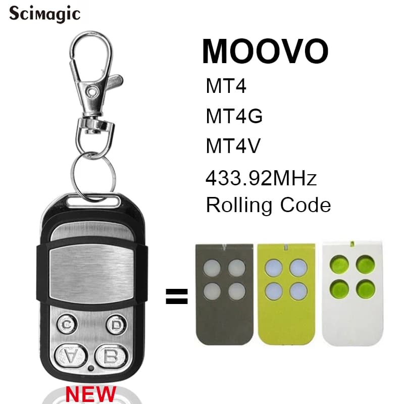 MHOUSE MOOVO télécommande de remplacement MHOUSE TX4 TX3 GTX4 GTX4C MOOVO MT4 MT4V MT4G télécommande