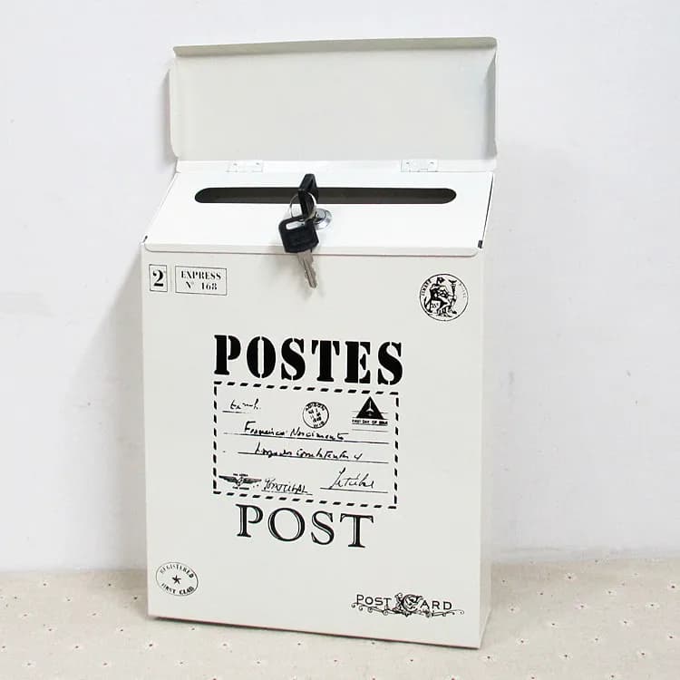 Boîte aux lettres murale suspendue, porte-journaux, Suggestion des lettres, boîte aux lettres murale
