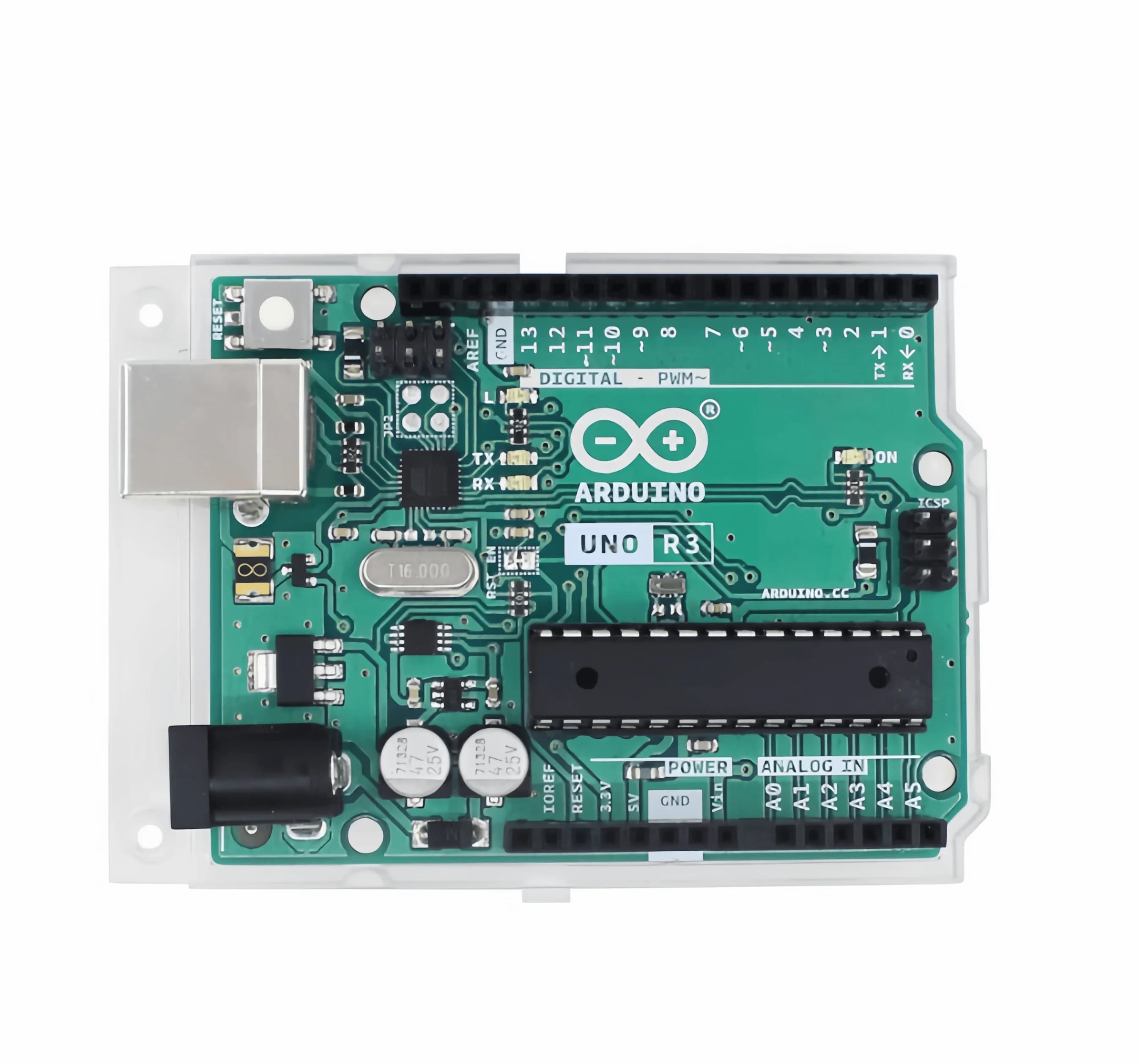 Carte de développement Arduino UNO R3, microcontrôleur Arduino d'origine, programmation en langage C
