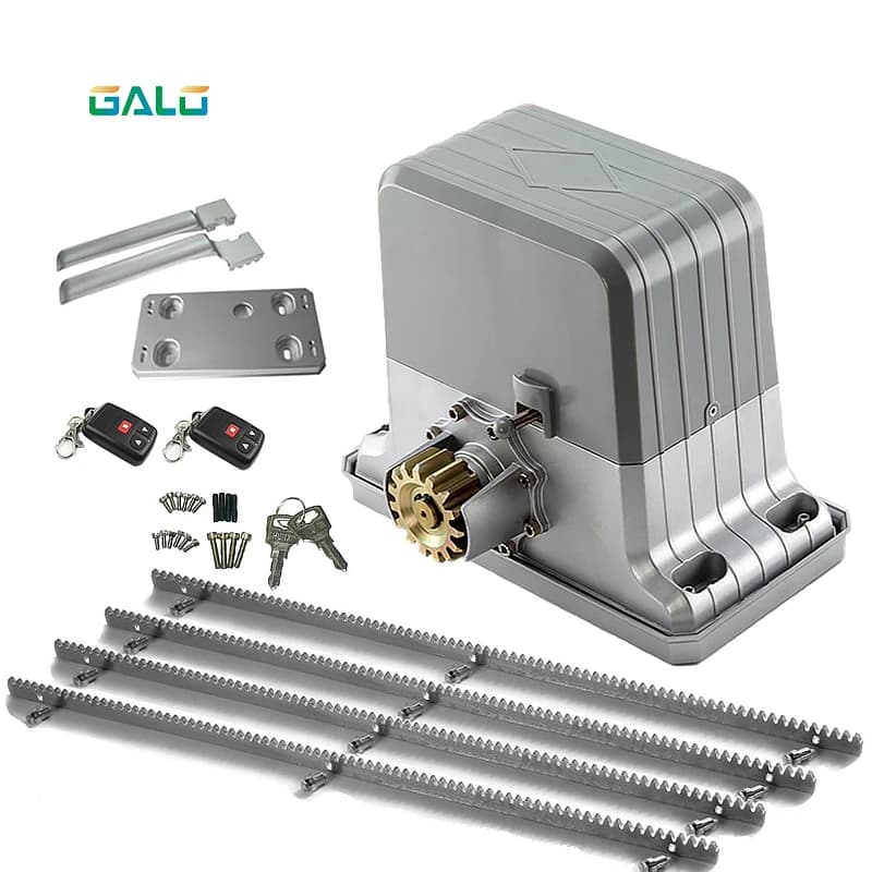 Ouvre-porte coulissant automatique AC220V, porte d'entraînement pour porte 3600LBS 1800KG avec suppo