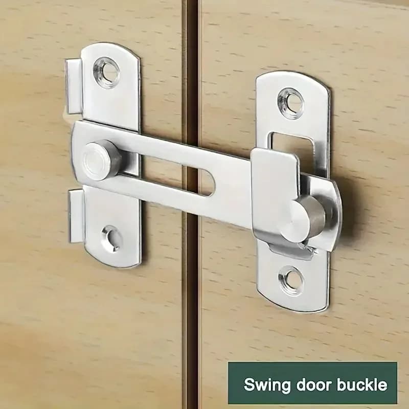 Verrous de porte coulissants en acier inoxydable, 1 pièce, quincaillerie pour porte de grange, placa