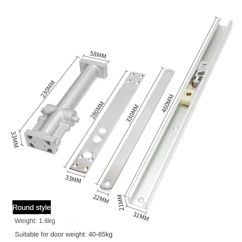 Ferme-porte automatique caché Invisible, système de sécurité à tampon hydraulique pour la maison, fe