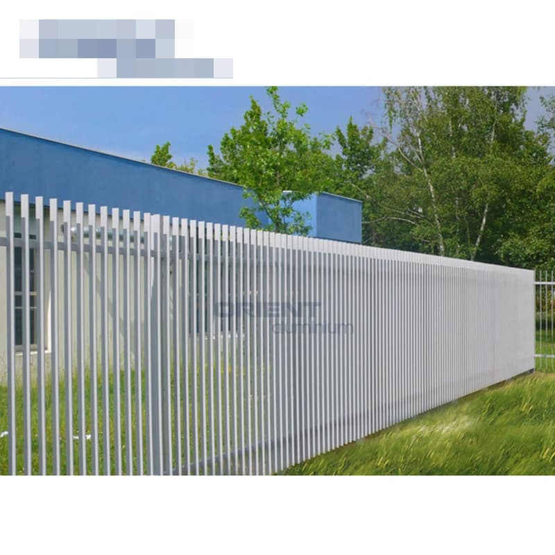 Lame de clôture extérieure en aluminium, design moderne, maison de cour de jardin décorative de haut
