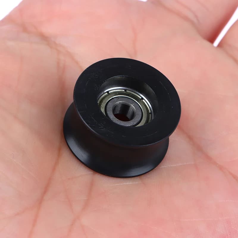 Chaud! Revêtement en caoutchouc noir pour roue de piste de 14mm de diamètre, 5x26x13, roulements en