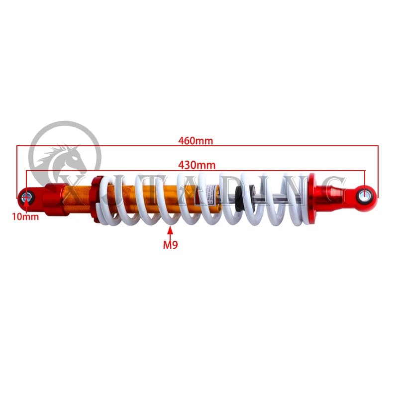 Amortisseur Airbag Intégré 430mm, Suspension Normandie pour Bricolage RL Go Kart, Façades, Accessoir