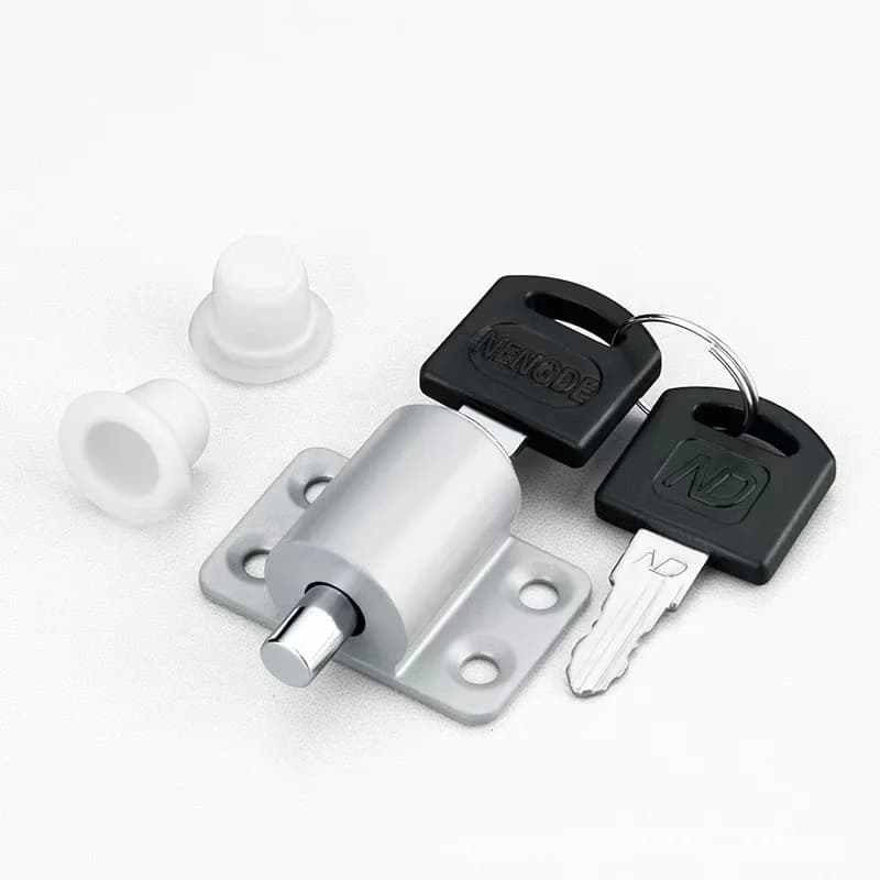 2 clés, 1 jeu de serrures pour portes et fenêtres coulissantes avec protection de sécurité, serrure