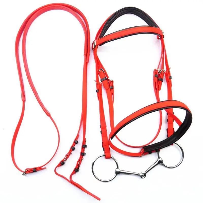 Collier tête de cheval licou, bride d'équitation en PVC de haute qualité, équipement équestre de hau