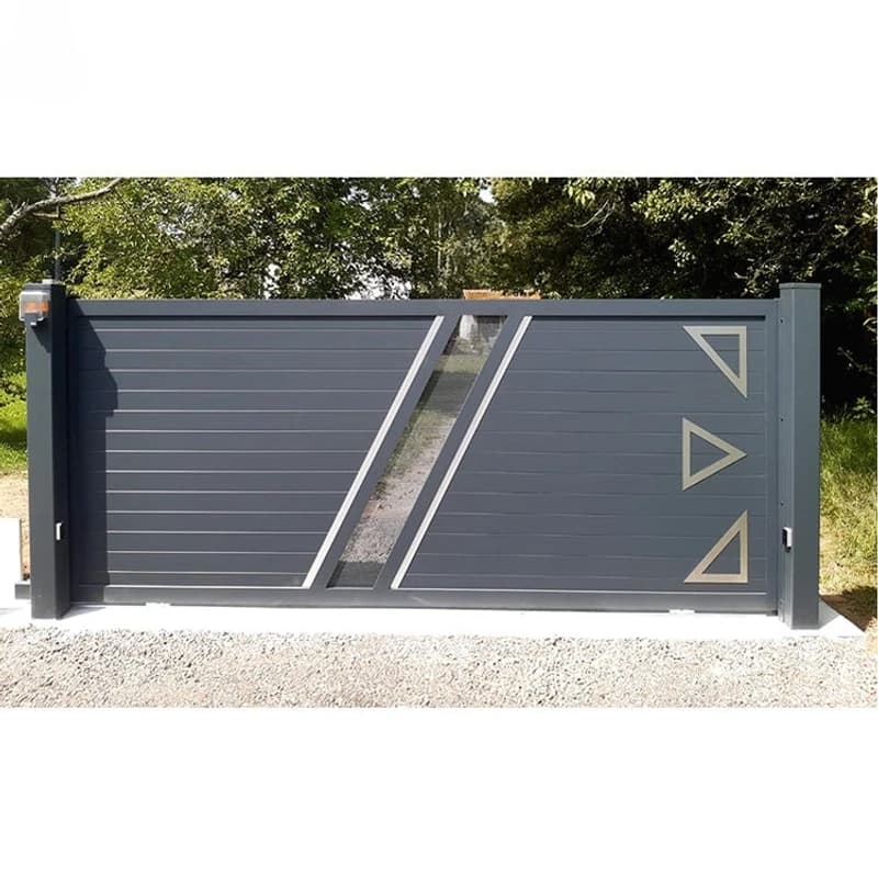 Porte de treillis de clôture de porte de luxe de vente chaude