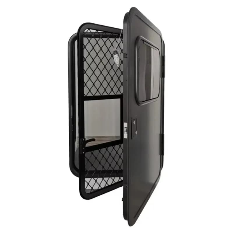 Cadre en alliage d'aluminium 600-900mm, serrure à Point unique, porte de remorque de caravane RV ave
