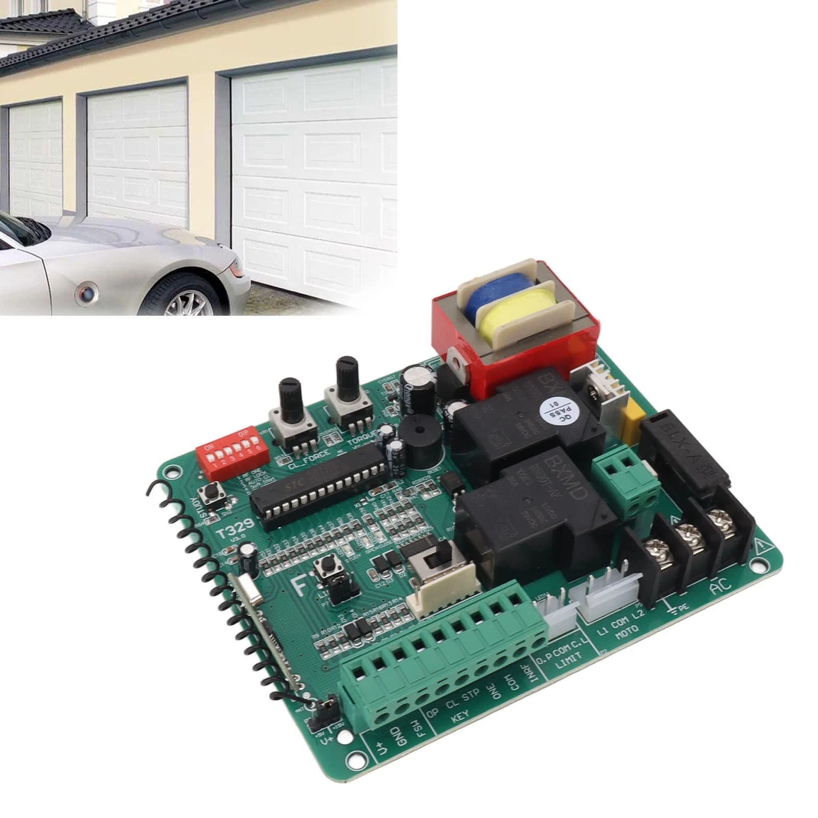 Carte de commande de moteur de porte coulissante, Indication LED, Circuit imprimé de moteur de porte