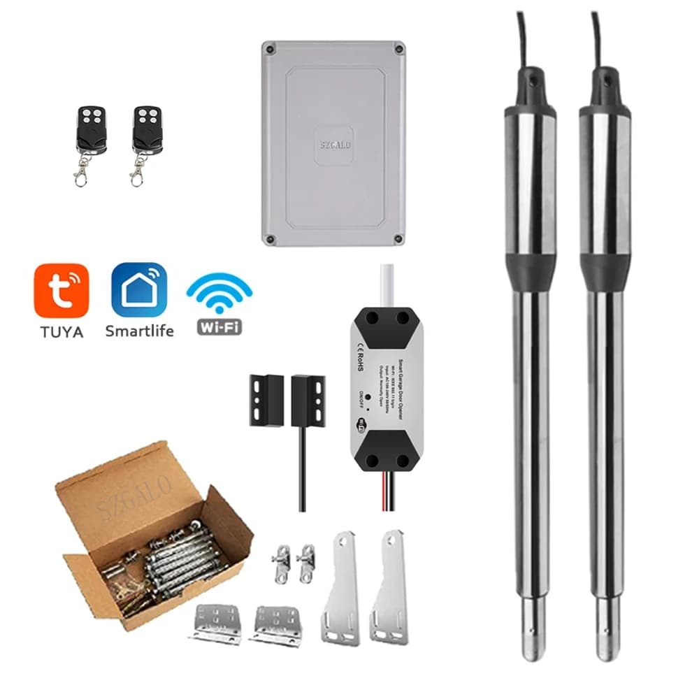 Ouvre-porte automatique Tuya avec actionneur linéaire C01, ouvre-porte pour maison, ferme, villa, po