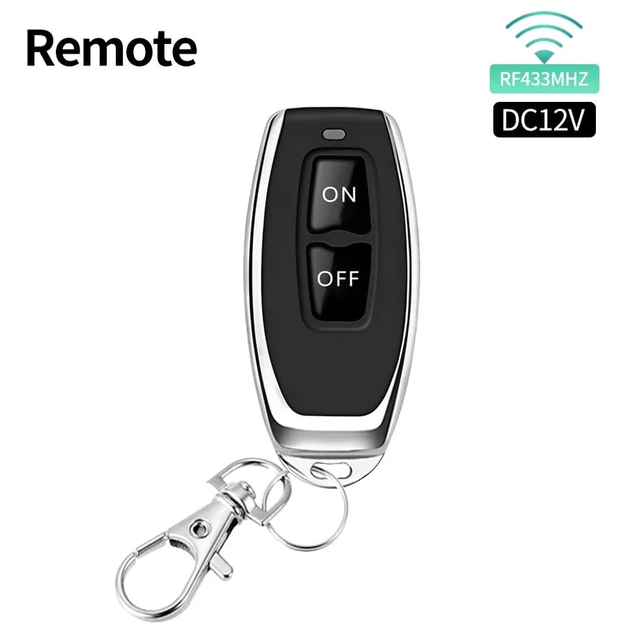 10A relais récepteur Mini Module télécommande f 433Mhz universel porte télécommande commutateur DC 1