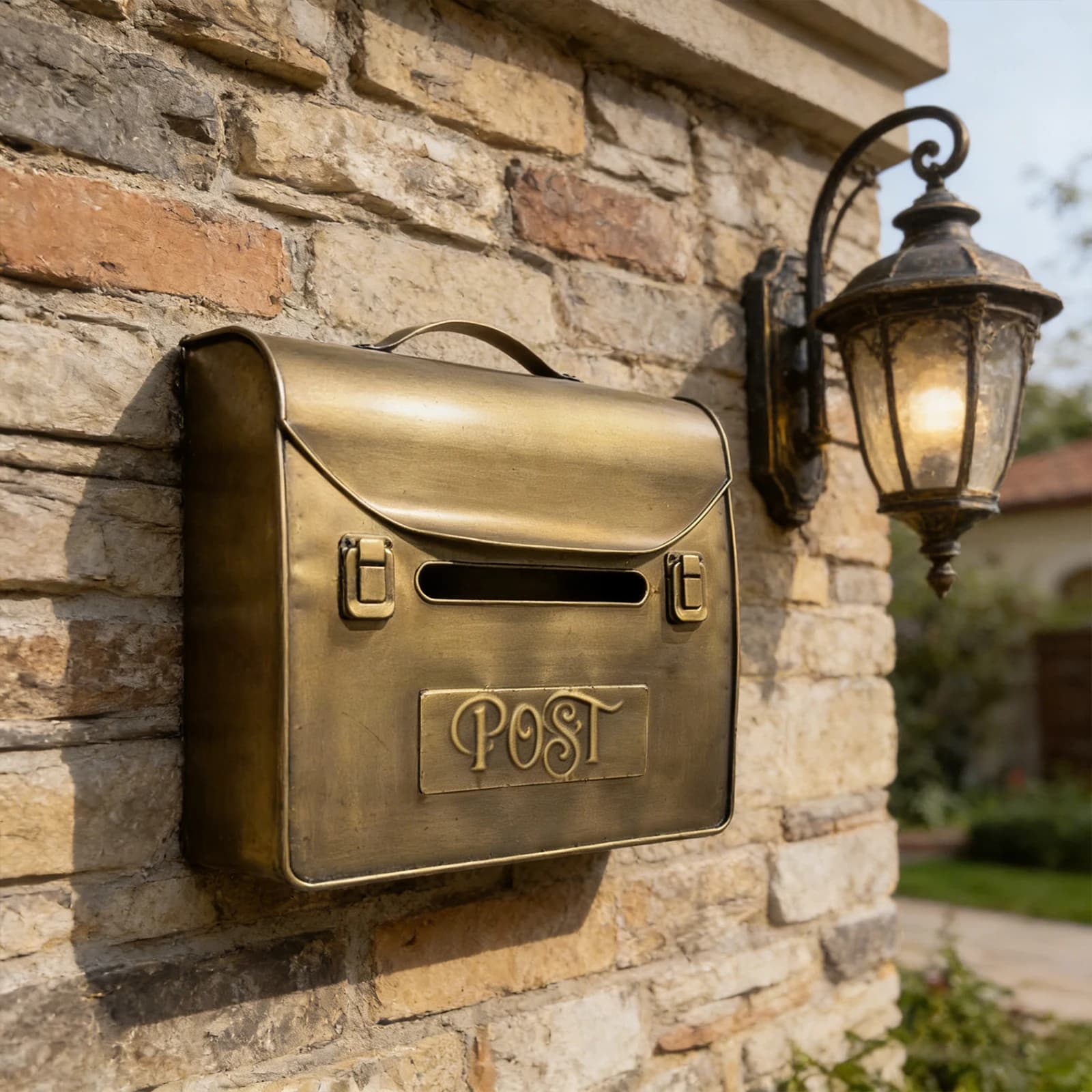 Boîte aux lettres murale en fer grande capacité pour courrier