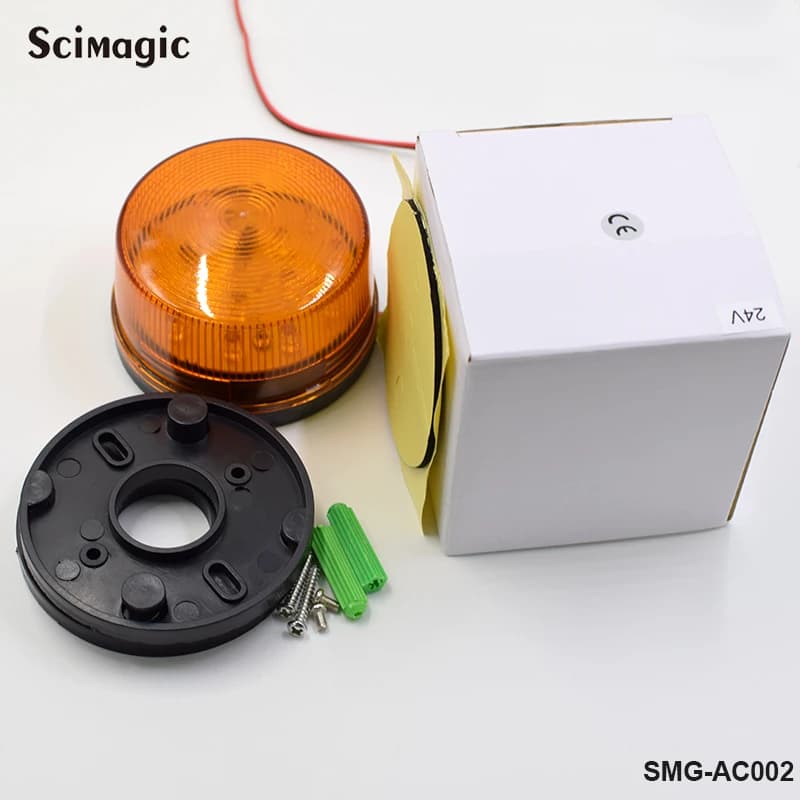 Lampe clignotante LED 12V 24V pour portail