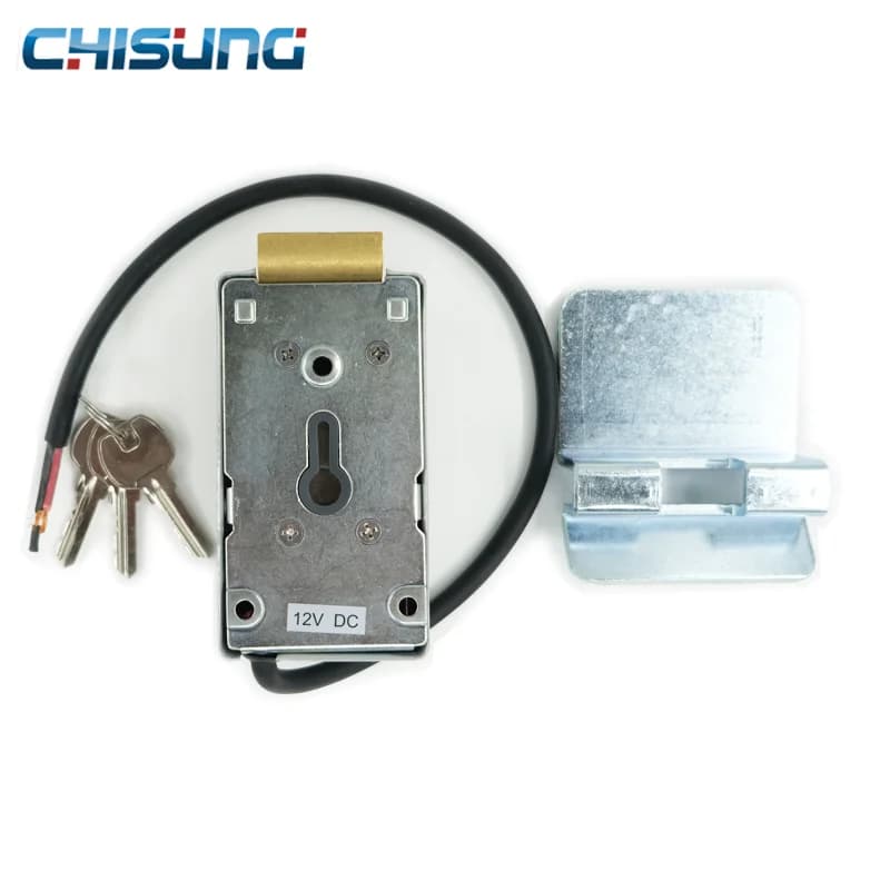 Serrure Électrique pour Porte Pivotante, Système d'Ouverture, 12V ou 24VDC