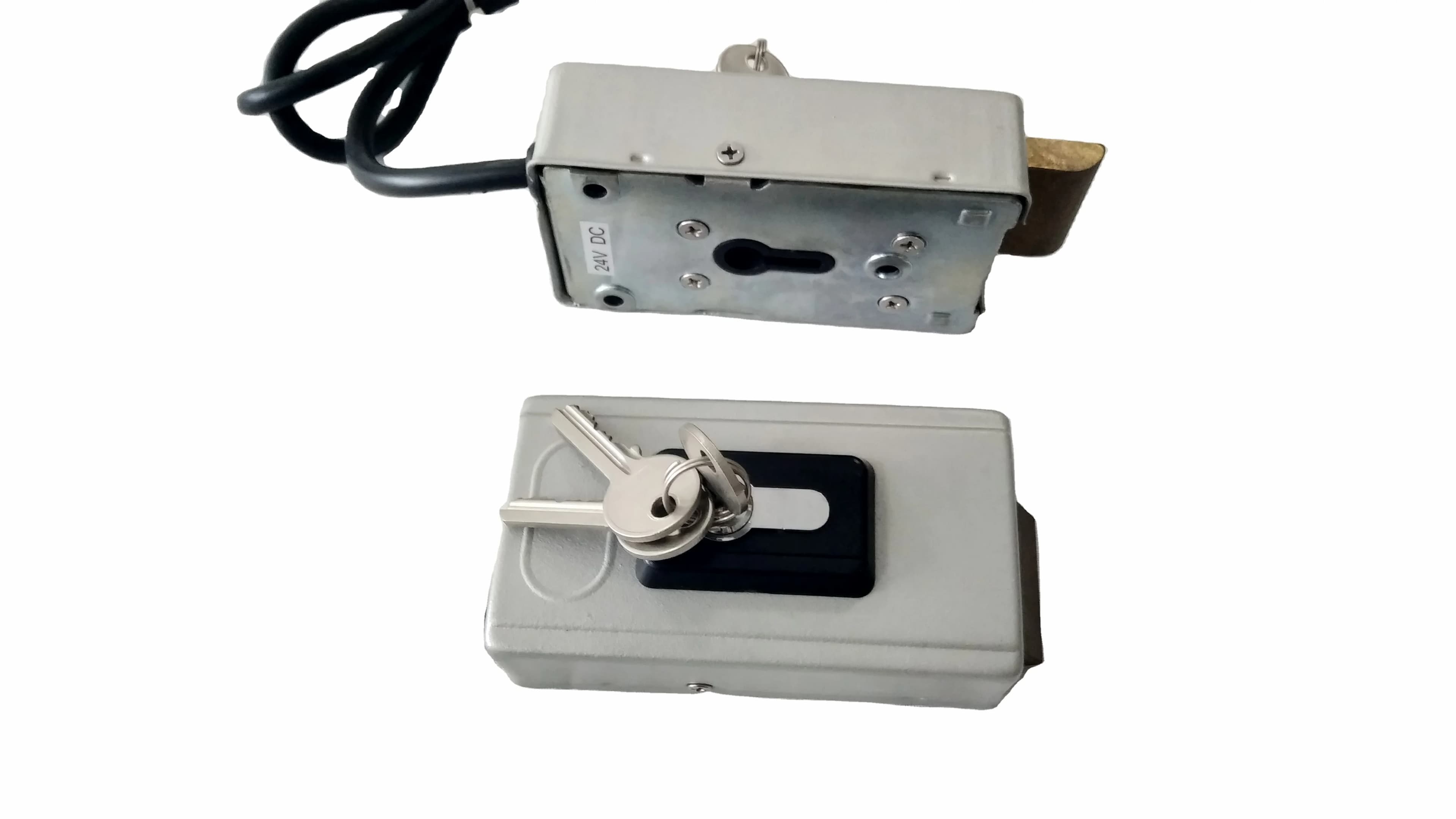 Serrure Électrique pour Porte Pivotante, Système d'Ouverture, 12V ou 24VDC