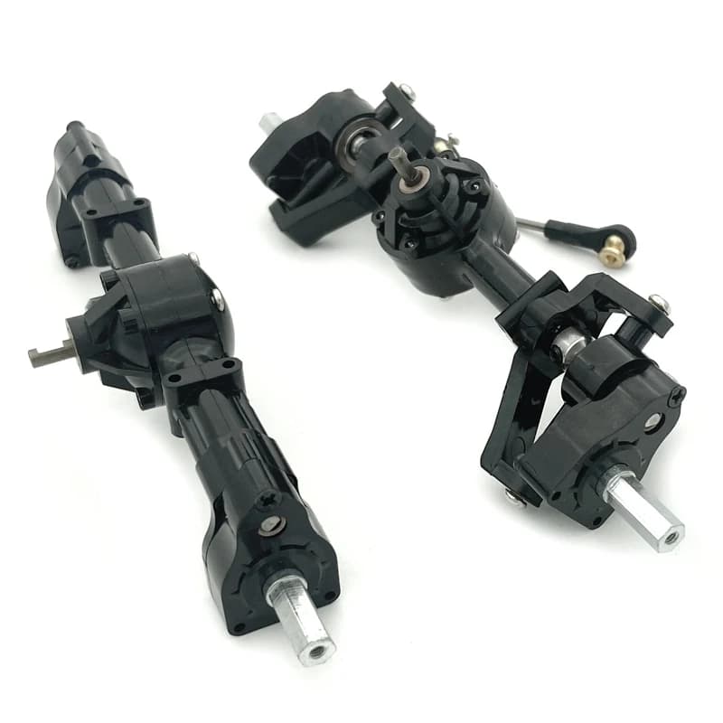 Assemblage d'appellation de portail avant et arrière avec arbre d'entraînement pour WPL C14 C24 C24-1 C34 C44 B14 B24 1/16 pièces de mise à niveau de voiture RC
