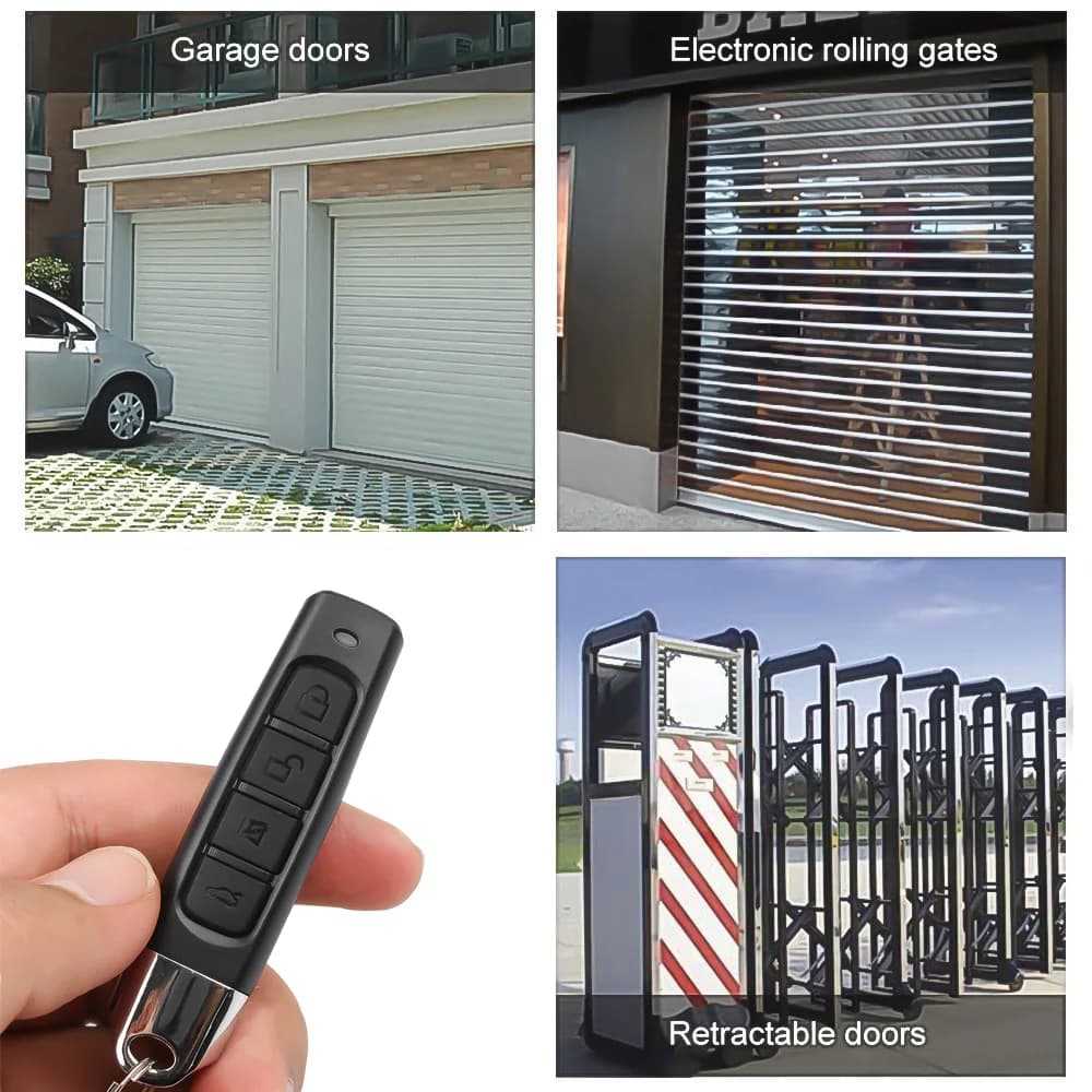 Ouvre-porte de Garage télécommandé 433MHZ 433.92mhz