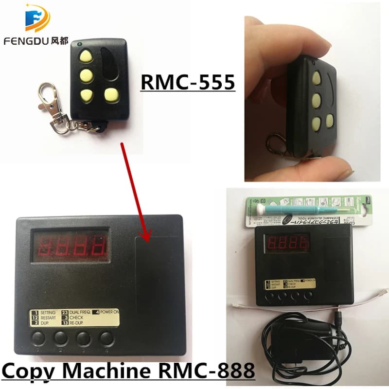 Duplicateur de télécommande remocon rmc888 pour machine à copier à code fixe