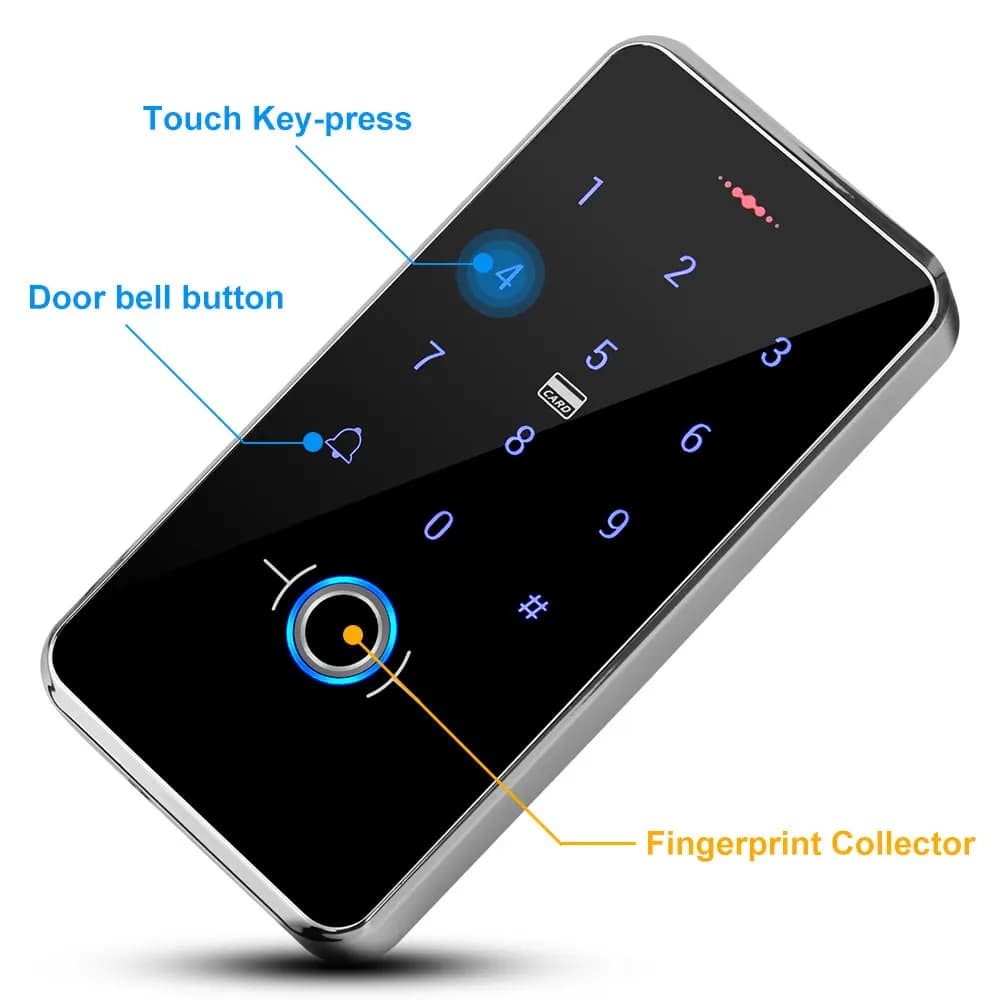 Kit de système de contrôle d'accès par empreinte digitale RFID