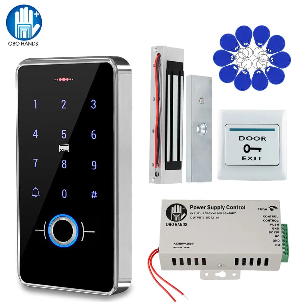 Kit de système de contrôle d'accès par empreinte digitale RFID