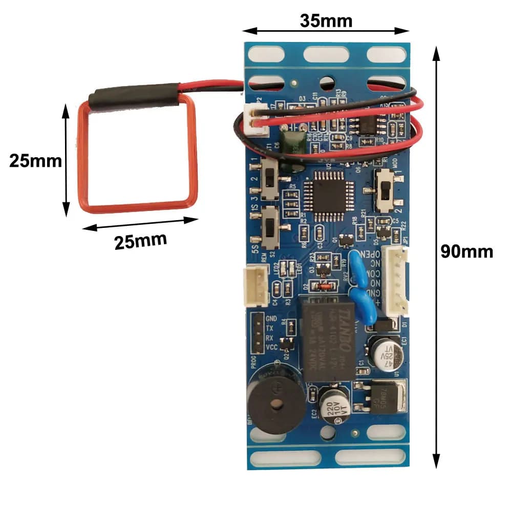 RFID EM/ID-Interphone de contrôle d'accès de porte intégré