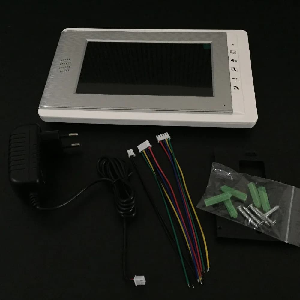 Système d'interphone vidéo filaire avec écran LCD TFT 7'' 1V2