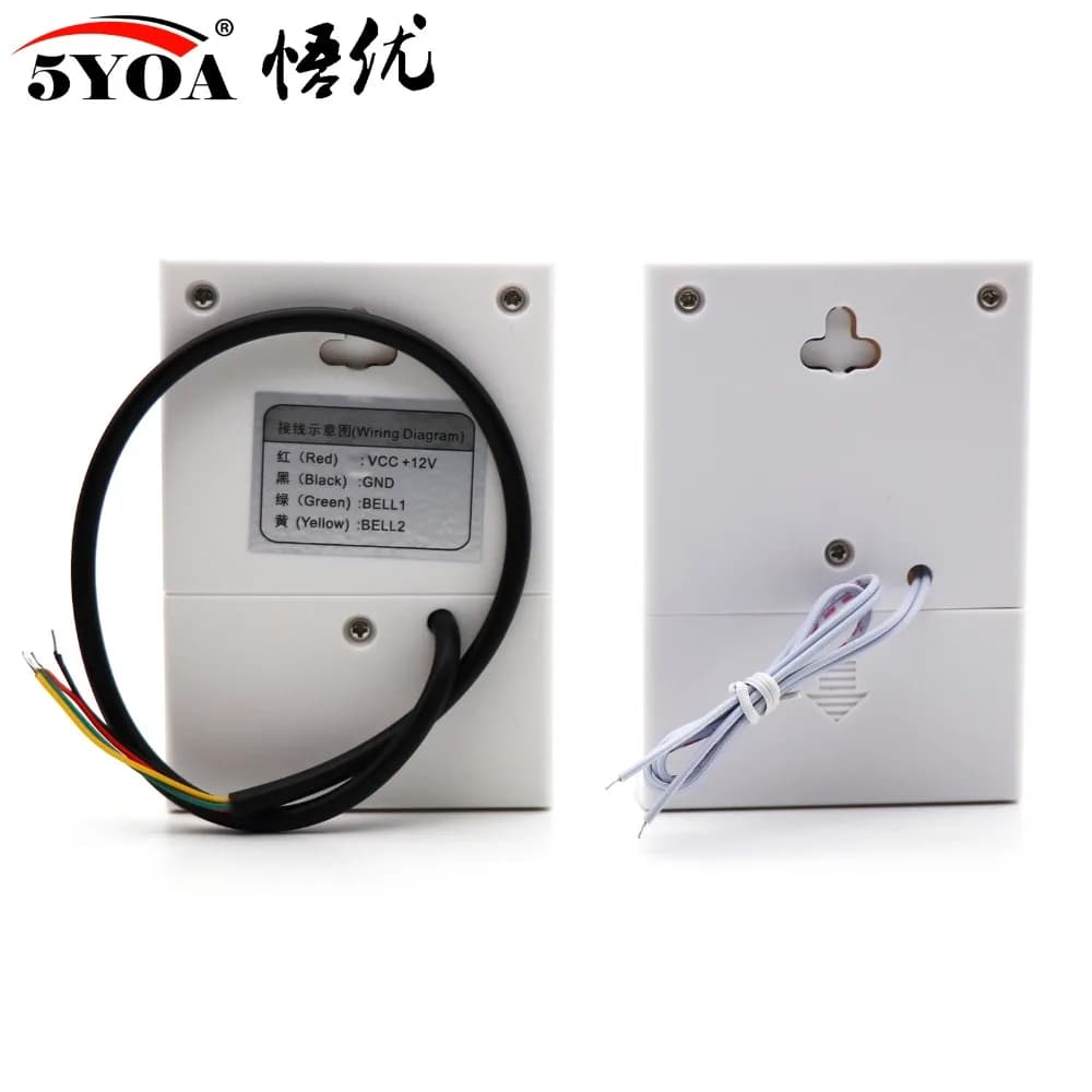 Sonnette de porte 12V filaire et batterie