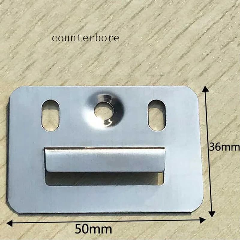 Fixation à Clip en acier inoxydable