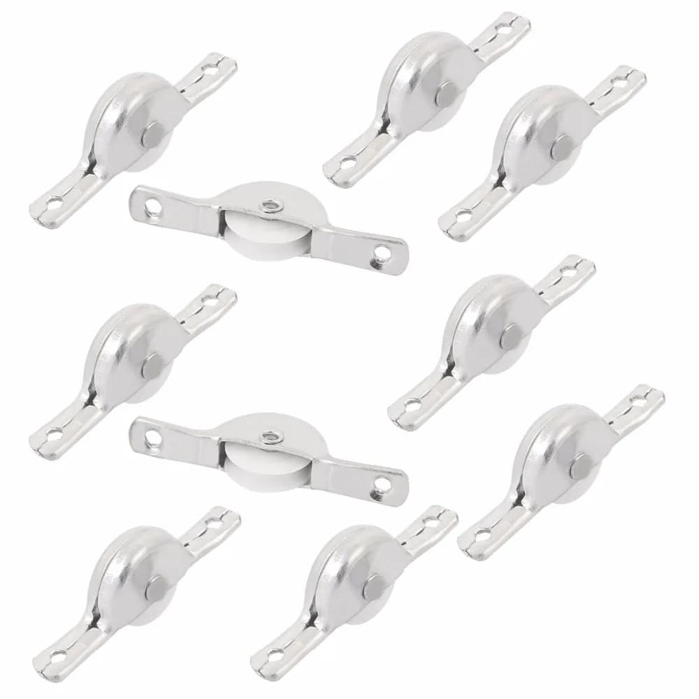 Uxcell-Roulettes/Roues/Poulie Argentées pour Porte Coulissante