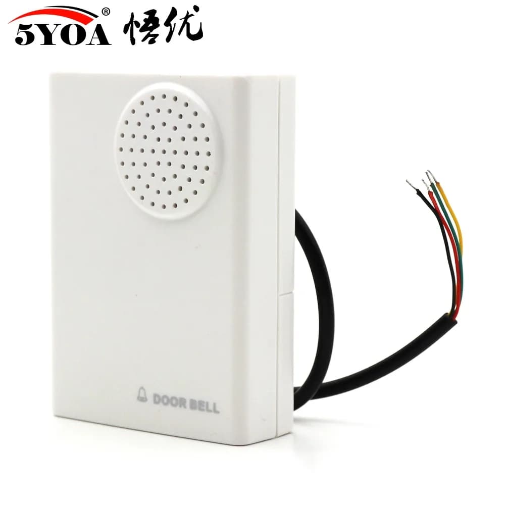 Sonnette de porte 12V filaire et batterie