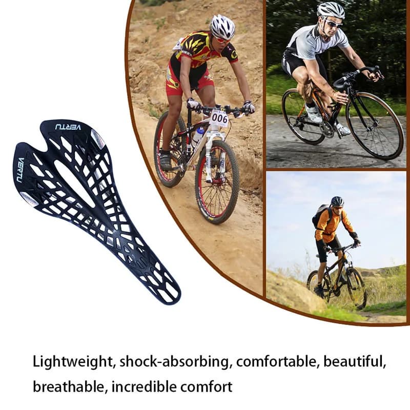 Agents d'usine en plastique Super léger selle de vélo VTT siège de selle de vélo coussin en PVC Sillin Bicicleta 6 couleurs