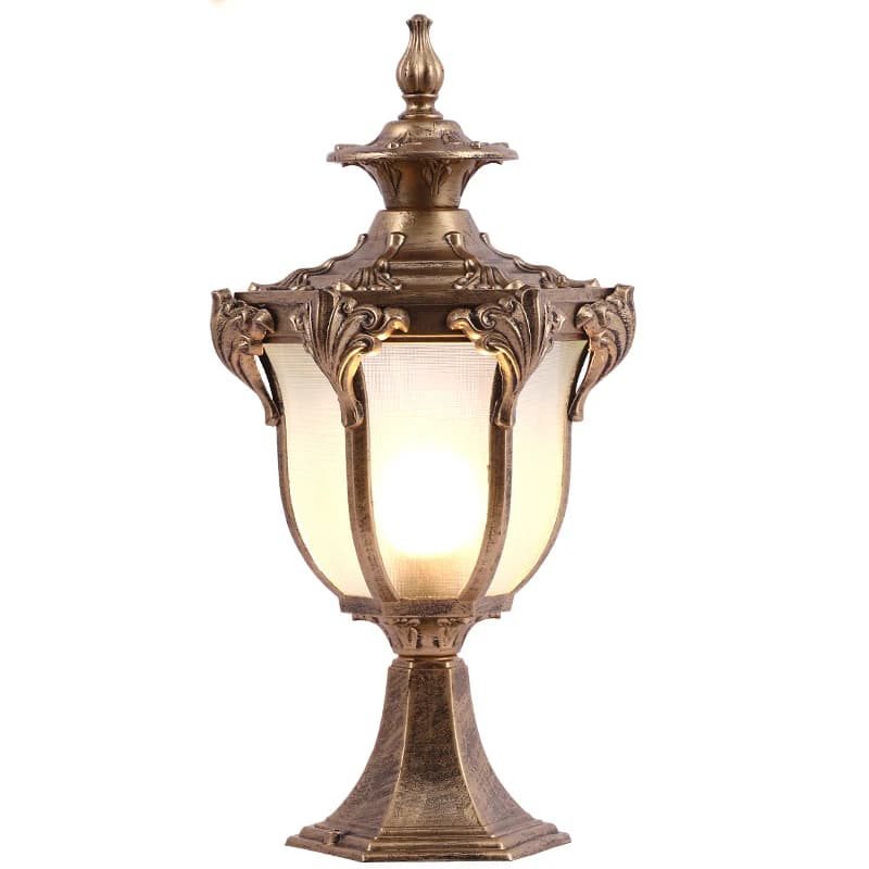 Lampe murale pour pilier, style européen rétro, LED, pour maison, villa, portail, cour extérieure, lumière super brillante