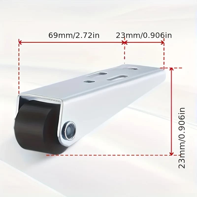 Roue inférieure de porte coulissante de 2/4 pièces