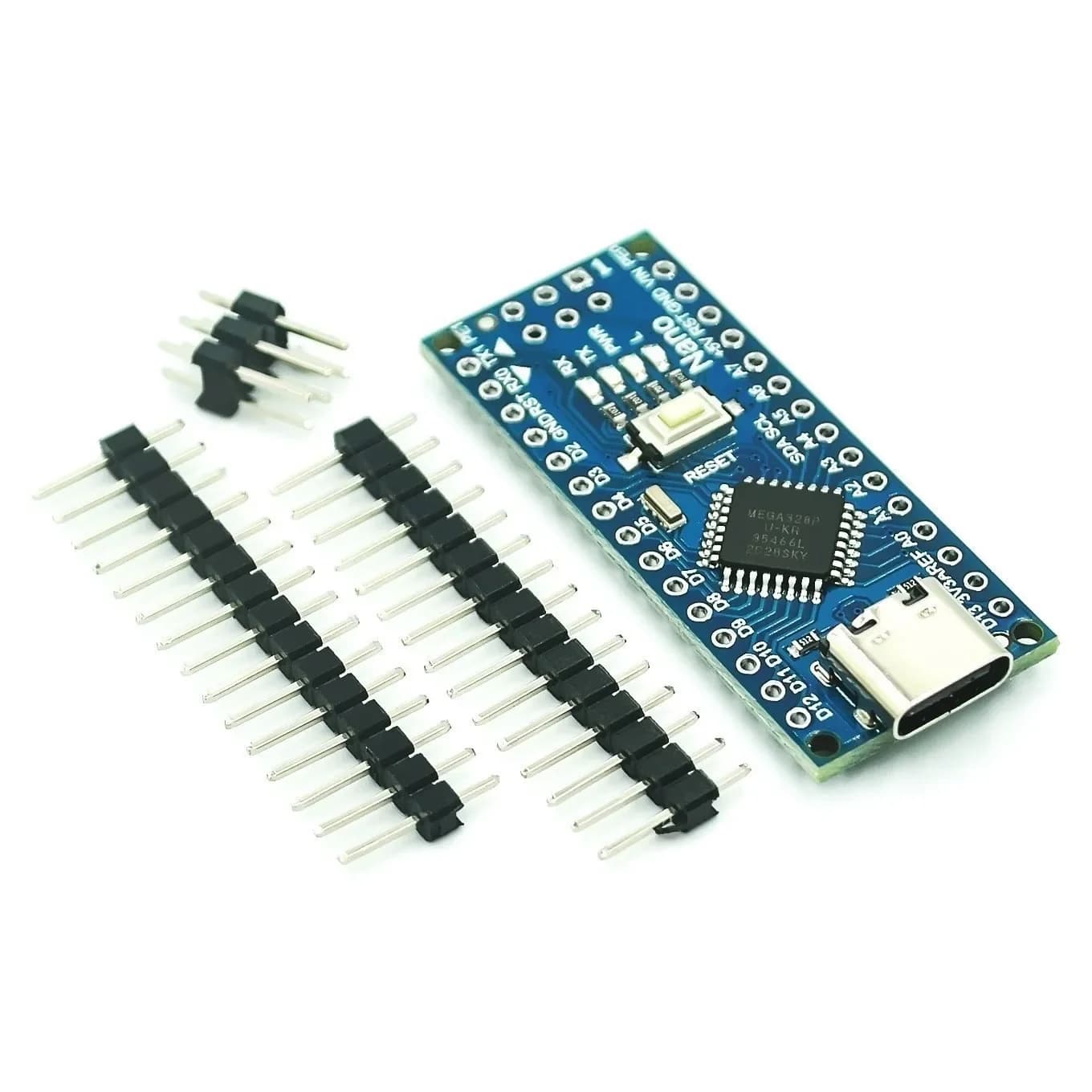 Carte de développement Arduino NANO V3.0 ATMEGA328PB, Module de pilote CH340, Mini/type-c/Micro USB, carte d'extension de bouclier NANO IO