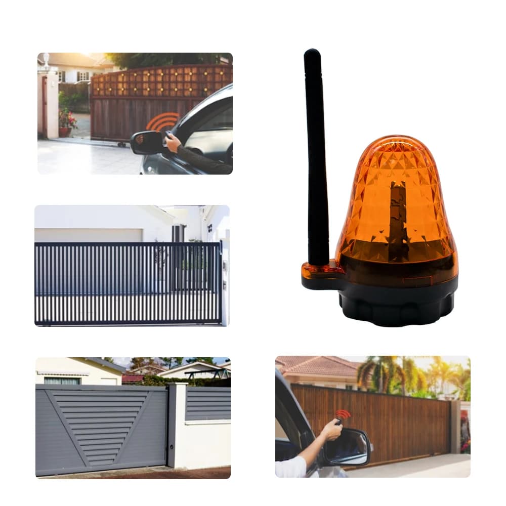 Voyant d'avertissement clignotant de porte à LED