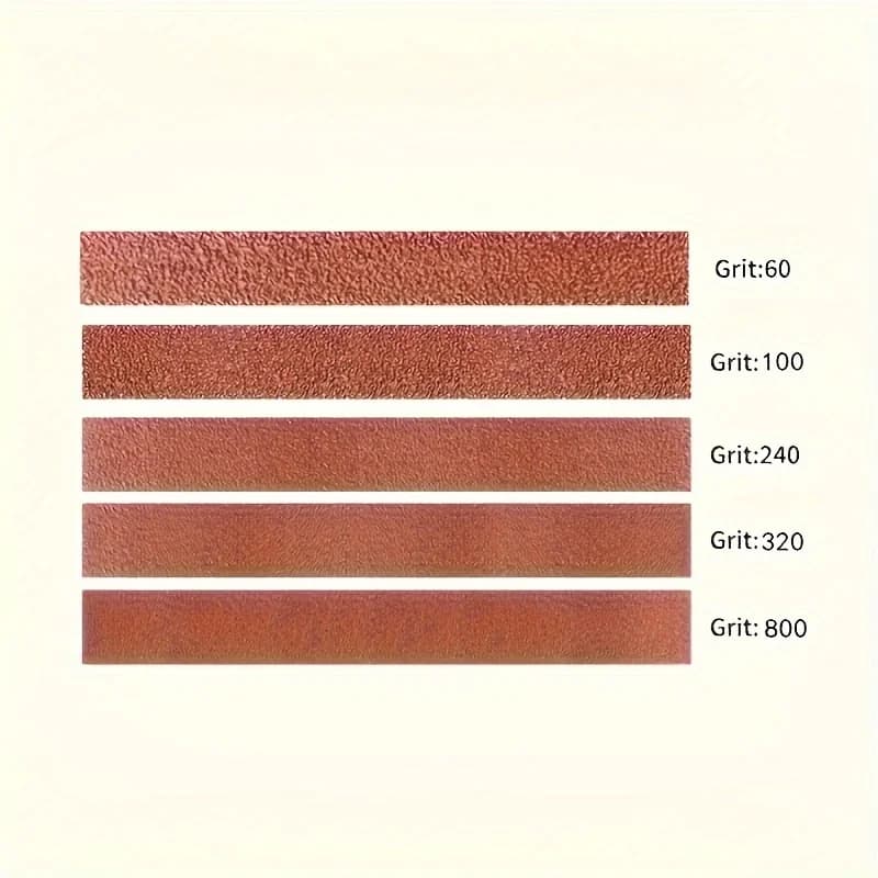 30 bandes abrasives 20x520mm - carbone de silicium et oxyde d'aluminium, adaptées aux machines à poncer, divers grains de sable 60-800Grit