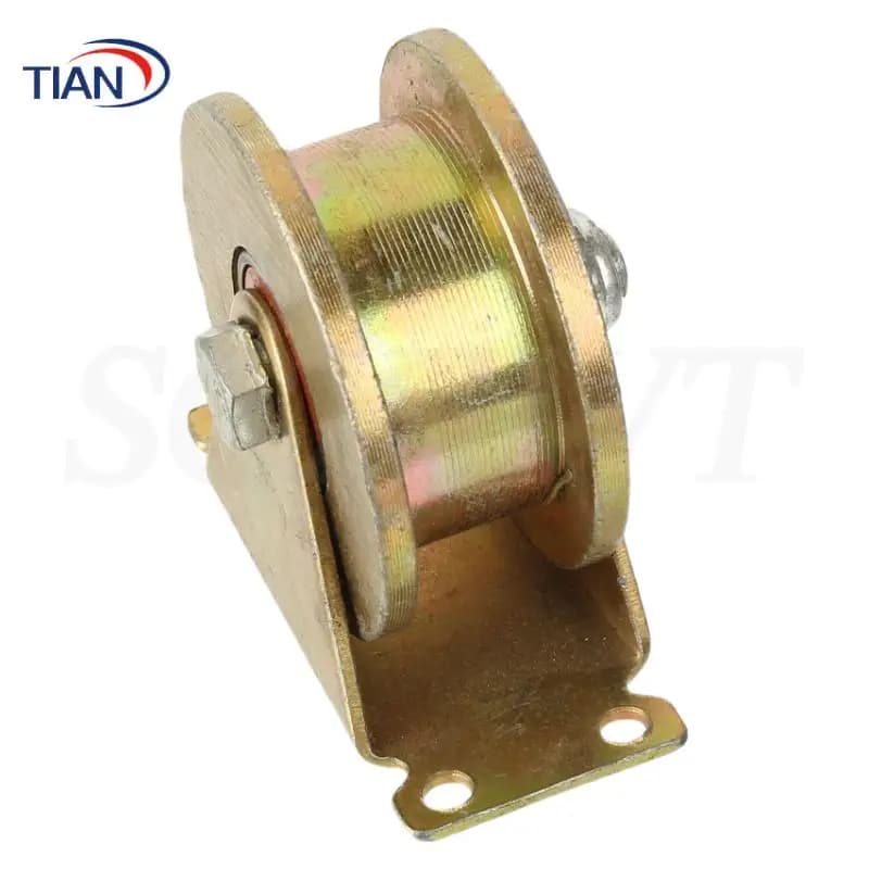 Roue pivotante robuste : diamètre 80 mm, roue à rainure UV de 2,5 mm et support pour clôture coulissante de patio, portail d'usine